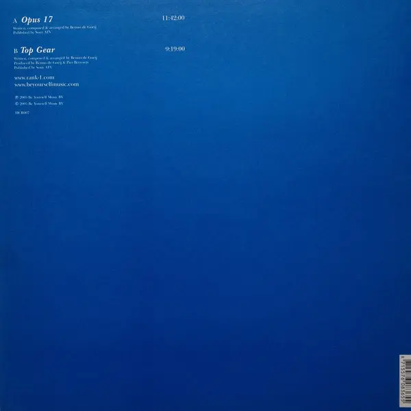 Album cover for Opus 17 / Top Gear by Rank 1