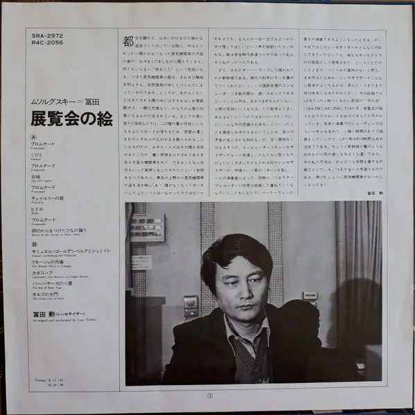 Album cover for Pictures At An Exhibition by Tomita