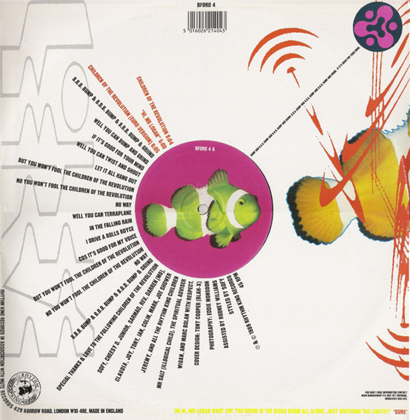 Baby Ford - Children Of The Revolution, Electronic, Acid House, Techno, 1989 - Rhythm King, UK, Vinyl 1x 12", 45 RPM