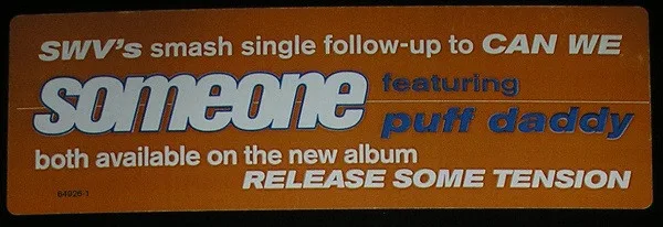 Album cover for Someone by SWV