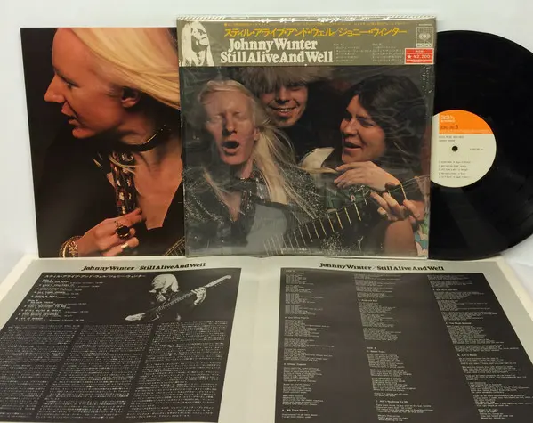 Johnny Winter - Still Alive And Well, Blues, Rock, Blues Rock, 1973 - CBS/Sony, Japan, Vinyl 1x LP, Album