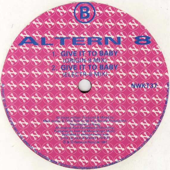 Album cover for Frequency / Give It To Baby by Altern 8