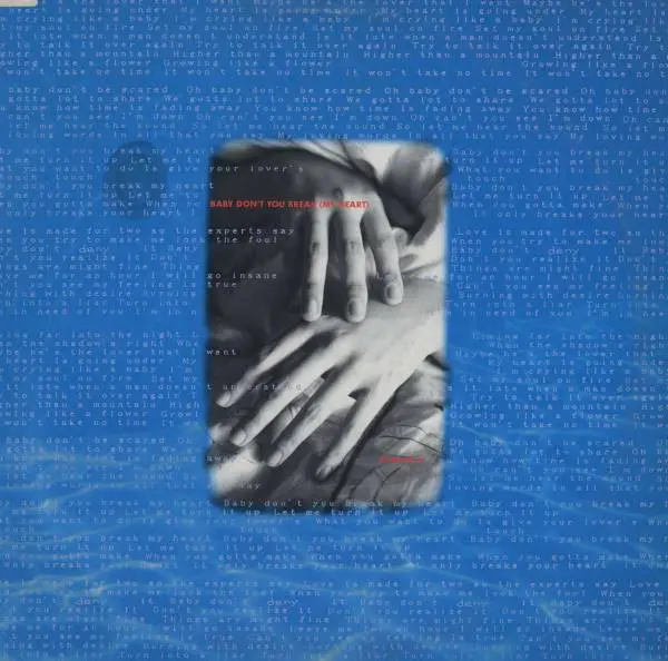 Argentina - Baby, Don't You Break My Heart, Electronic, Italo-Disco, 1987 - Alfa International, Japan, Vinyl 1x 12", 45 RPM