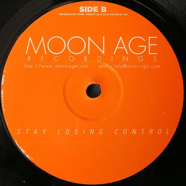 Q'hey - Sound + Vision EP, Electronic, Tech House, Techno, 2002 - Moon Age, Japan, Vinyl 1x 12", EP, 33 ⅓ RPM