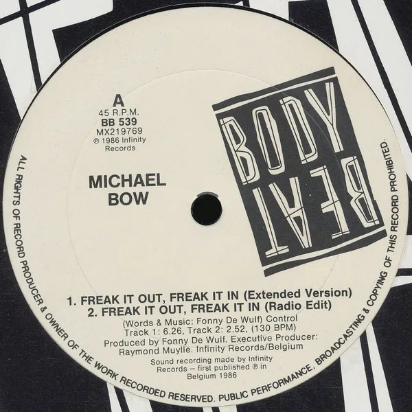 Album cover for Freak It Out, Freak It In by Michael Bow
