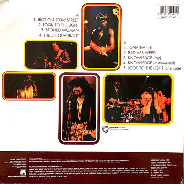 Mother Earth - Stoned Woman - 1992 - Acid Jazz, Funk, Soul - Acid Jazz - Vinyl 1x LP, Album, Stereo