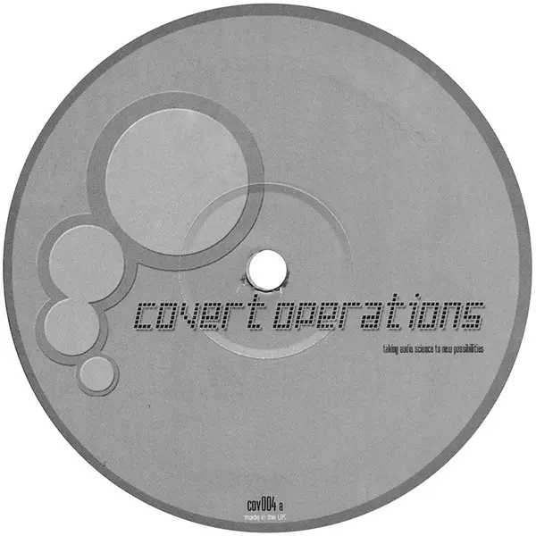 Mykra - Unlimited / Operative, Electronic, Drum n Bass, 2002 - Covert Operations Recordings, UK, Vinyl 1x 12", 45 RPM