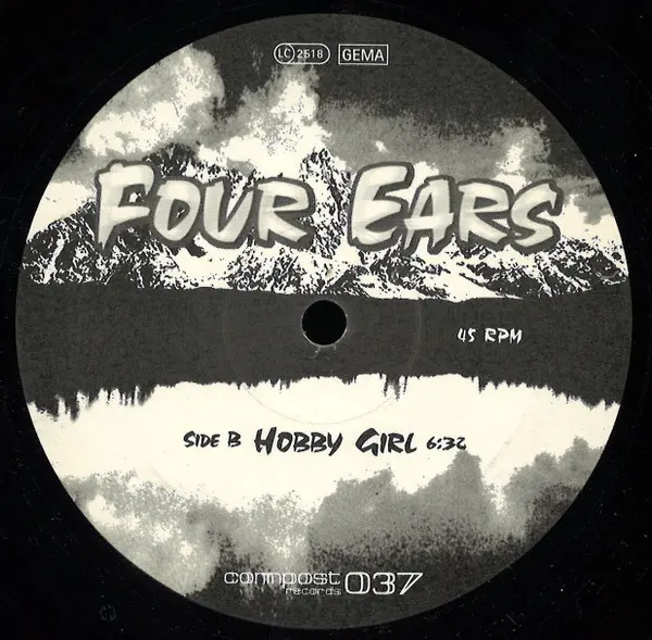 Four Ears - The Yeti / Hobby Girl, Electronic, Breakbeat, Drum n Bass, 1997 - Compost Records, Germany, Vinyl 1x 12", 45 RPM