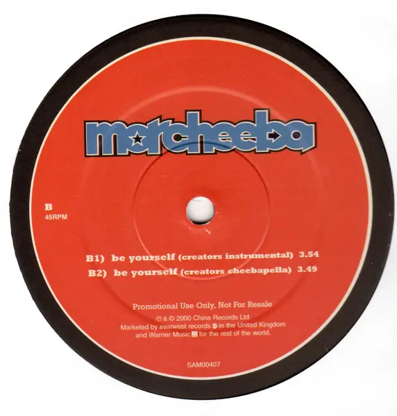 Morcheeba - Be Yourself, Electronic, Hip Hop, Downtempo, Hip Hop, 2000 - EastWest, UK, Vinyl 1x 12", 45 RPM, Promo