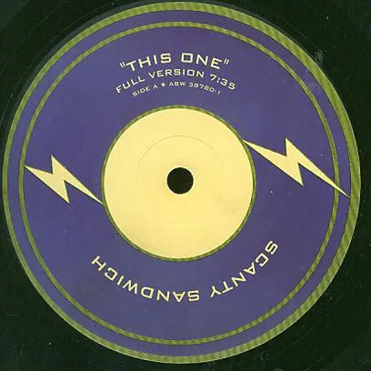 Scanty - This One, Electronic, Big Beat, 2001 - Astralwerks, US, Vinyl 1x 12"