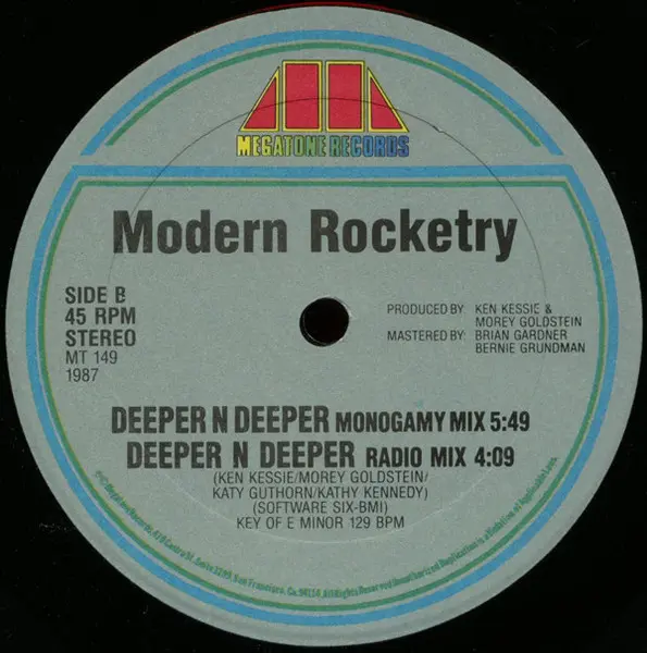 Album cover for Deeper N Deeper by Modern Rocketry