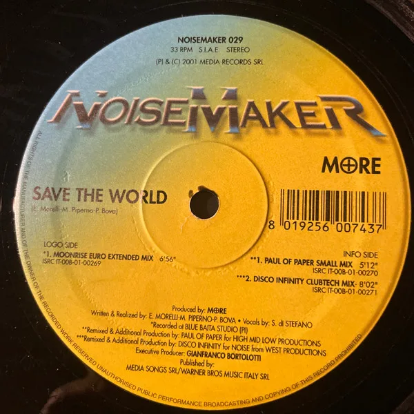 Album cover for Save The World by More (2)