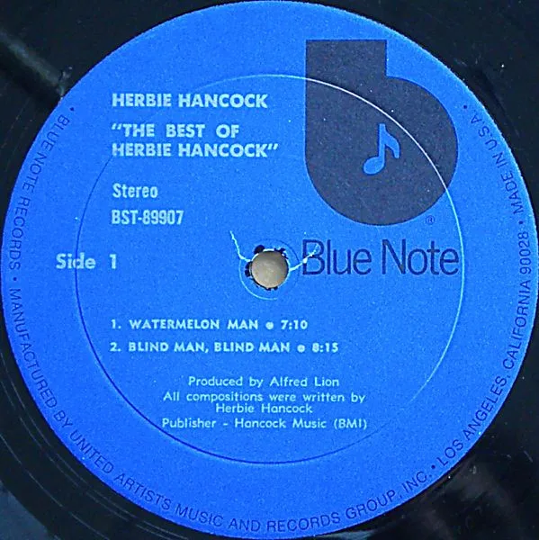 Album cover for The Best Of Herbie Hancock by Herbie Hancock