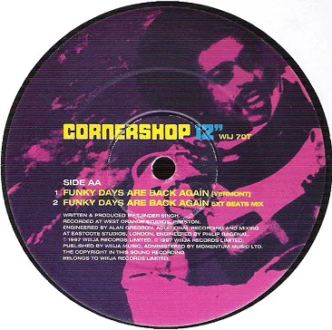 Album cover for Good Ships / Funky Days Are Back Again by Cornershop
