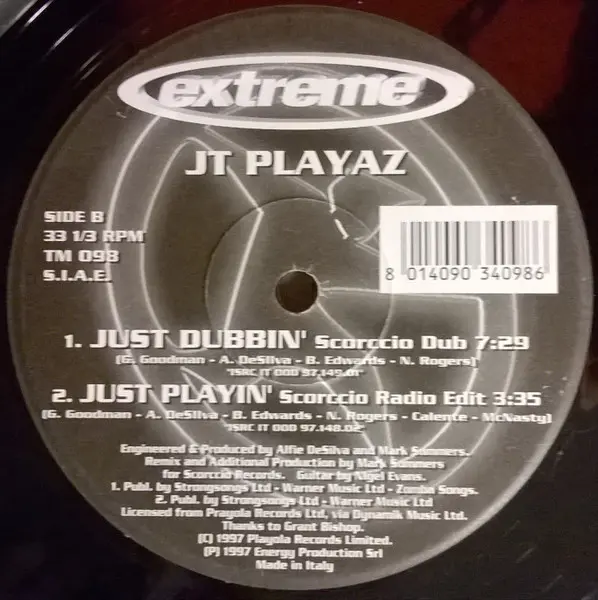 Album cover for Just Playin' by JT Playaz