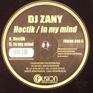 Album cover for Hectik / In My Mind by DJ Zany