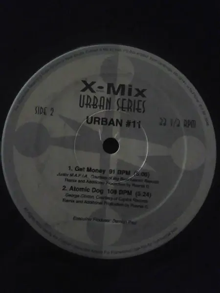 Various - X-Mix Urban Series 11, Hip Hop, P.Funk, Pop Rap, 1996 - X-Mix, US, Vinyl 1x 12", Promo