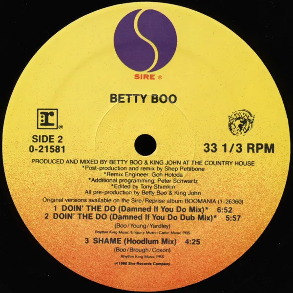 Album cover for Doin' The Do by Betty Boo