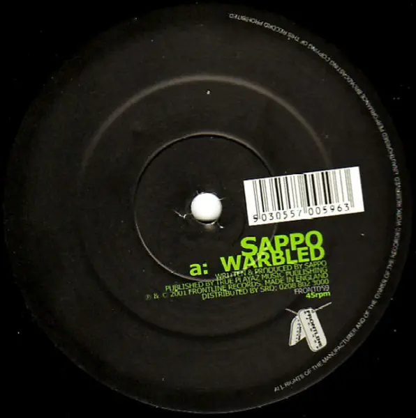 Album cover for Warbled / Touch by DJ Sappo