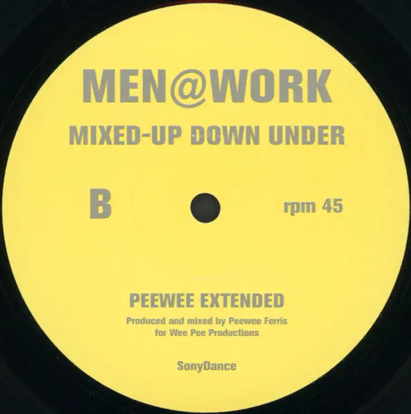 Men At Work - Mixed-Up Down Under (Disc 1), Electronic, Breaks, Trance, Sony Dance, Australia, Vinyl 1x 12"