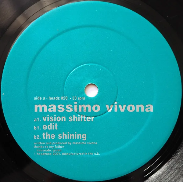 Album cover for Vision Shifter by Massimo Vivona