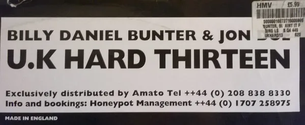 Album cover for Aint It Funky / Power Of Life by Billy Daniel Bunter & Jon Doe