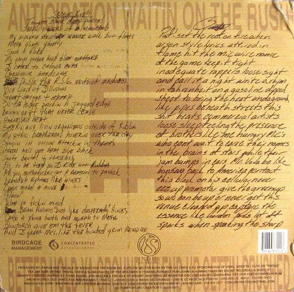 Album cover for Sector Rush / Smoke by Rubberoom