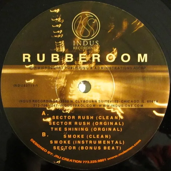 Album cover for Sector Rush / Smoke by Rubberoom