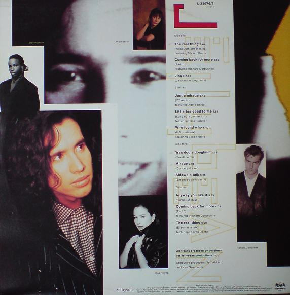 John "Jellybean" Benitez - Rocks The House, Electronic, Disco, House, Synth-pop, 1988 - Chrysalis, Australia, Vinyl 2x LP, Co