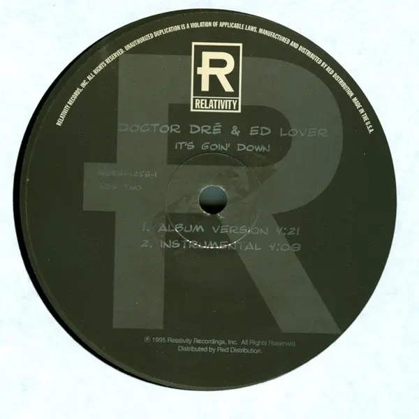Doctor Dré & Ed Lover - For The Love Of You, Hip Hop, Gangsta, RnB/Swing, 1995 - Relativity, US, Vinyl 1x 12", 33 ⅓ RPM