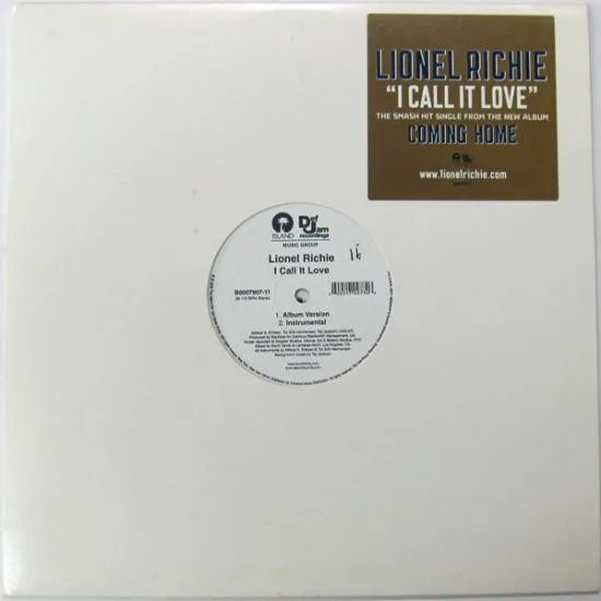 Album cover for I Call It Love by Lionel Richie