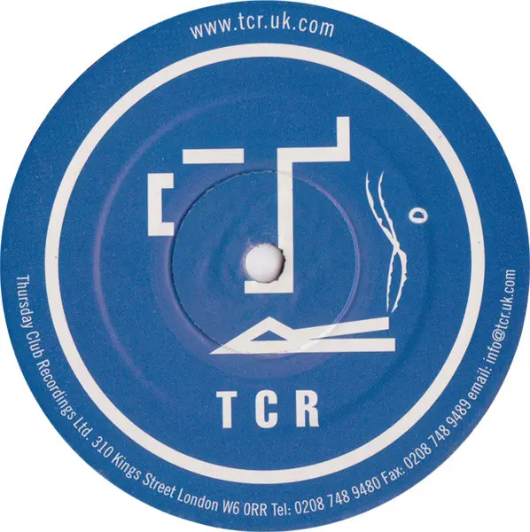 Chris Carter - Moonshot / Earthbound, Electronic, Breakbeat, Breaks, 2001 - Thursday Club Recordings (TCR), UK, Vinyl 1x 12",