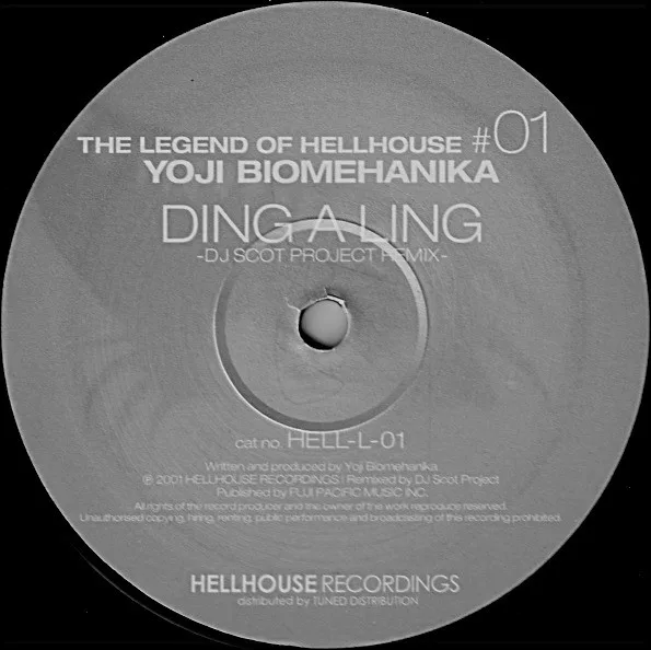 Album cover for The Legend Of Hellhouse #01 by Yoji Biomehanika