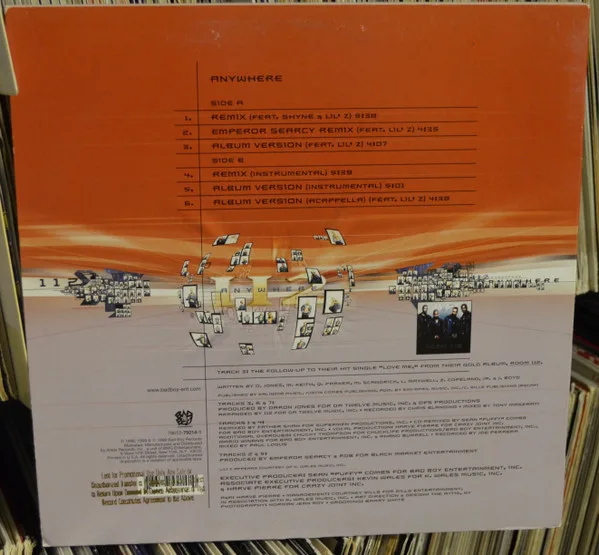 Album cover for Anywhere by 112