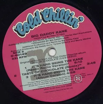 Big Daddy Kane - Raw '91, Hip Hop, Boom Bap, 1991 - Cold Chillin', Reprise Records, US, Vinyl 1x 12", 33 ⅓ RPM, Maxi-Single