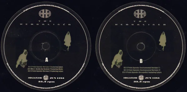 Album cover for 8 Point Agenda by Herbaliser, The Featuring Latyrx