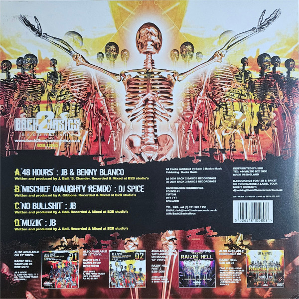 Various - Raizin' Hell Part 1 EP, Electronic, Drum n Bass, 2004 - Back 2 Basics, UK, Vinyl 2x 12", EP