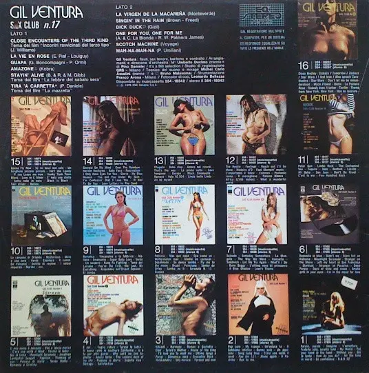 Album cover for Sax Club Number 17 by Gil Ventura