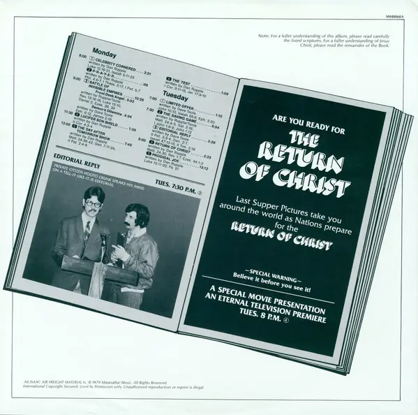 Isaac Air Freight - In The Air•On The Air, Non-Music, Comedy, Religious, 1979 - A&S Records, US, Vinyl 1x LP, Album