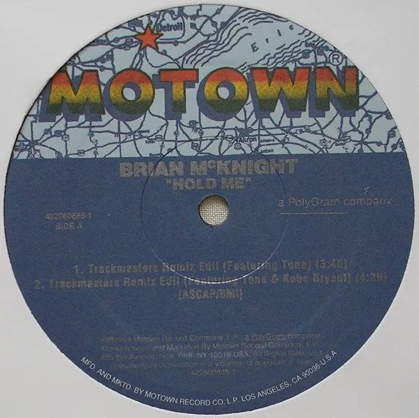 Album cover for Hold Me by Brian McKnight