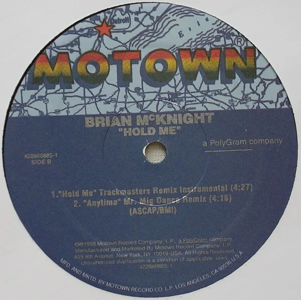 Album cover for Hold Me by Brian McKnight