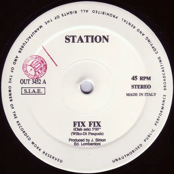 Album cover for Fix Fix by Station (3)