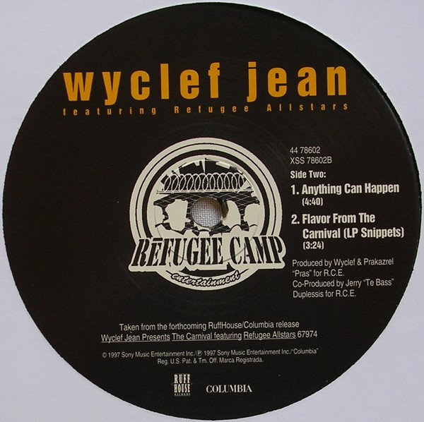 Wyclef Jean Featuring Refugee Camp All Stars - We Trying To Stay Alive, Hip Hop, 1997 - Columbia, US, Vinyl 1x 12", Single