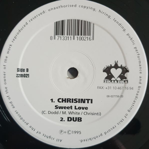 Album cover for Almshouse / Gun Zaro / Sweet Love by Johnny P, Lady P, Chrisinti