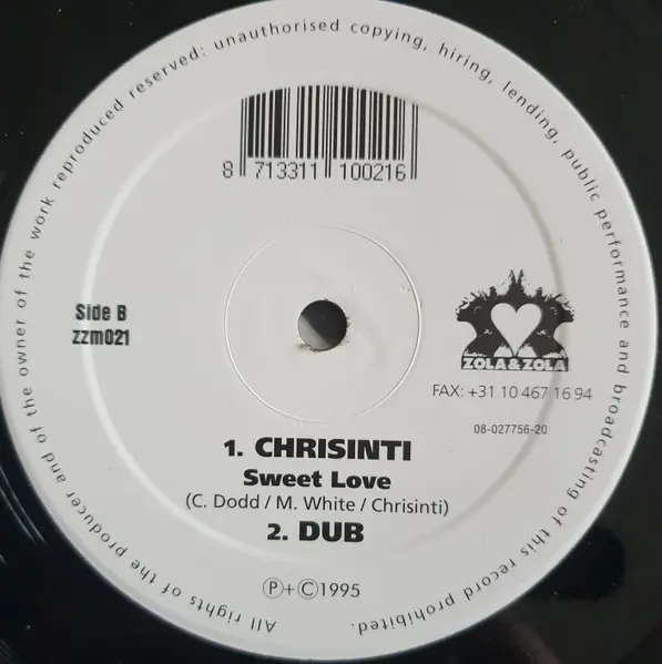 Album cover for Almshouse / Gun Zaro / Sweet Love by Johnny P, Lady P, Chrisinti