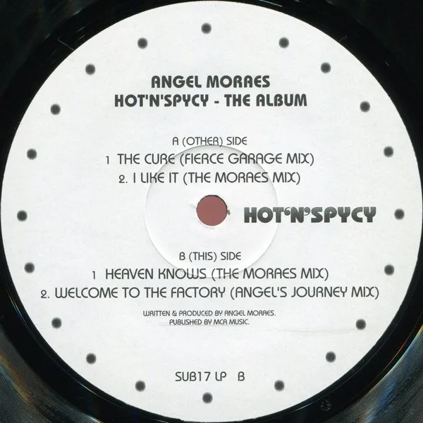 Album cover for Hot 'N' Spycy (The Album) by Angel Moraes