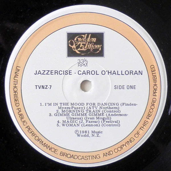 Album cover for Jazzercise - with Top Instructor, Carol O'Halloran by Carol O'Halloran