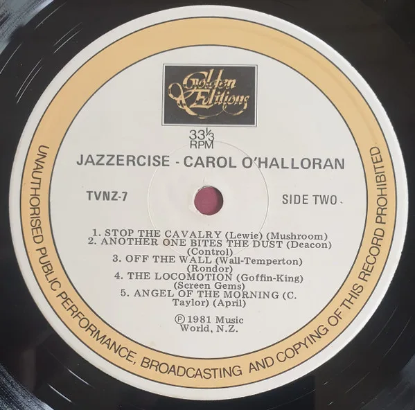 Album cover for Jazzercise - with Top Instructor, Carol O'Halloran by Carol O'Halloran