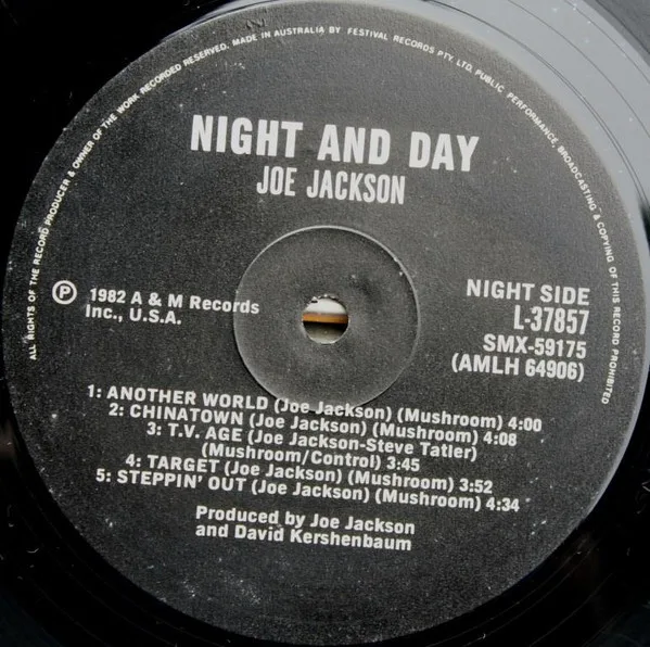 Album cover for Night And Day by Joe Jackson