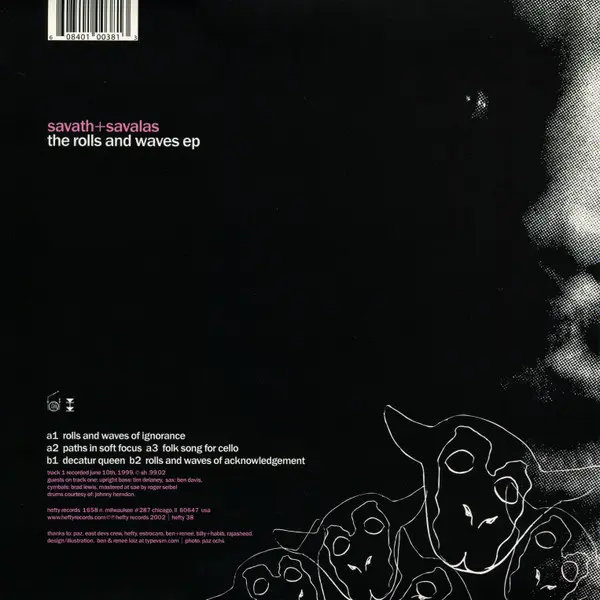 Savath & Savalas - The Rolls And Waves EP, Electronic, Downtempo, Experimental, IDM, 2002 - Hefty Records, US, Vinyl 1x 10", 
